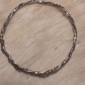 REDUCED FIRM Sterling silver Bangle Bracelet..Vintage